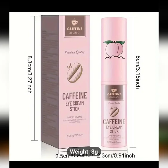 FREE With Bundle Caffeine Eye Stick 0.11oz Gentle Moisturizing For Under  Eyes - Picture 3 of 3